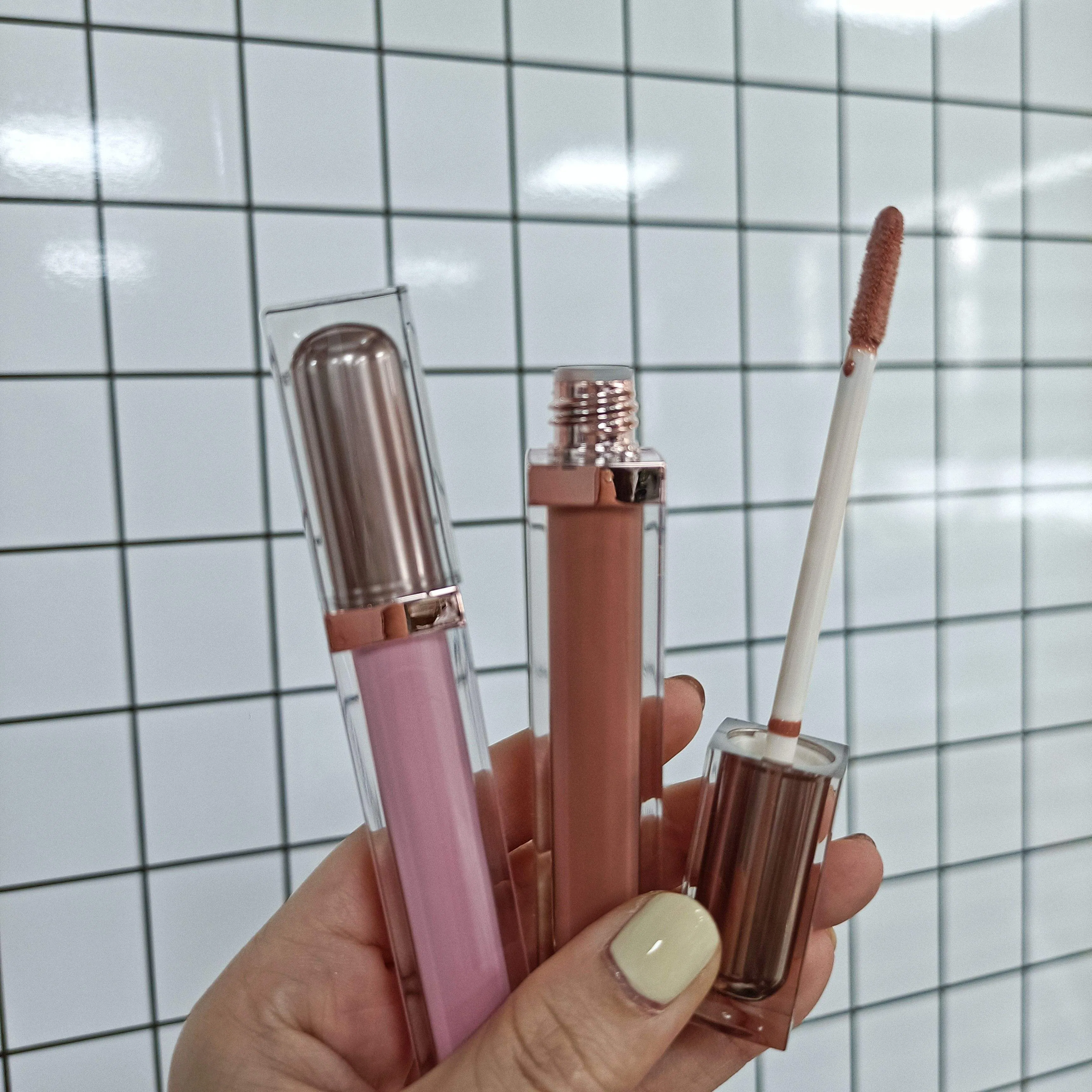 Makeup Cosmetics Lipgloss Private Label Custom Logo Clear Lip Gloss Vegan Lip Gloss