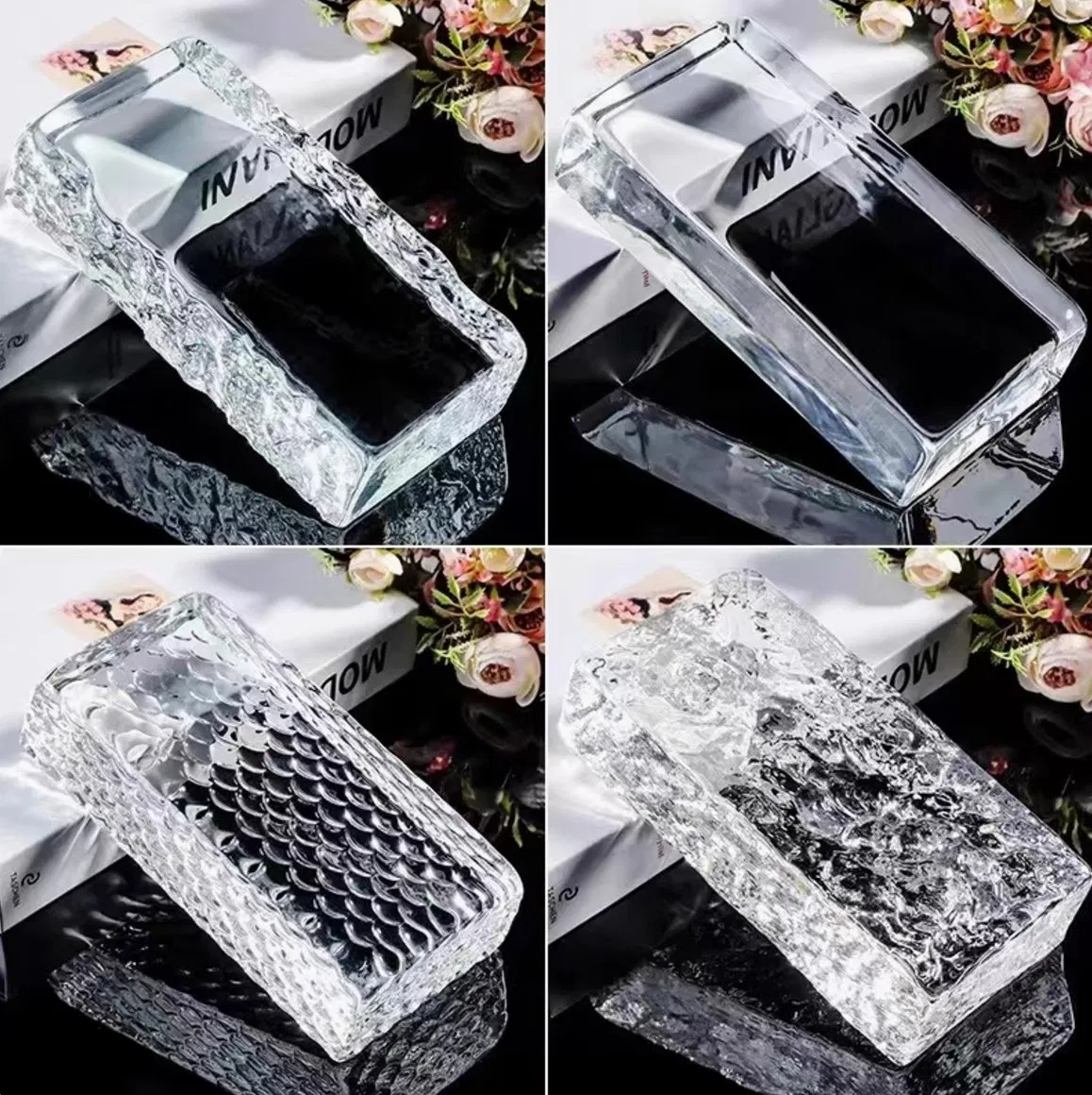 Premium Crystal Glass Brick for Elegant Home Decor and Design/Transparent Solid Glass Brick