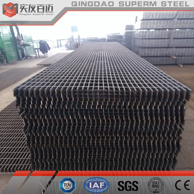 Serrated Plain Galvanized Mill Steel Bar Grating for Platform Drainage Trench Cover