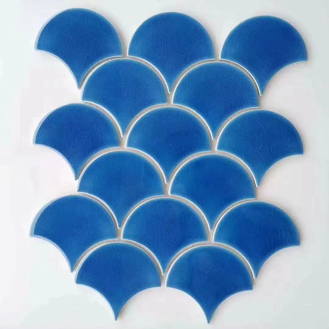 300X300 Swimming Pool Porcelain Mosaic Tiles Glass for Kitchen Room