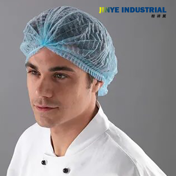 Disposable Head Cap Disposable Non-Woven Mob Cap Bouffant Clip Cap