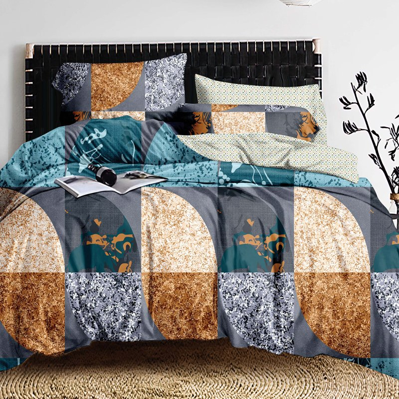 Luxury Soft Breathable Home Disperse Print Duvet Cover Bedding Set Bella Bedding Factory
