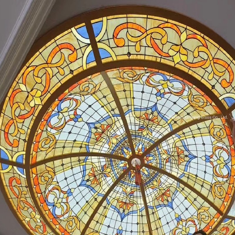 Cathedral Stained Glass for Doors/Windows /Wall Decorations