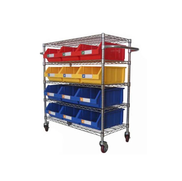 Convenient Moving Wire Shelving Rack System (WST3614-010)