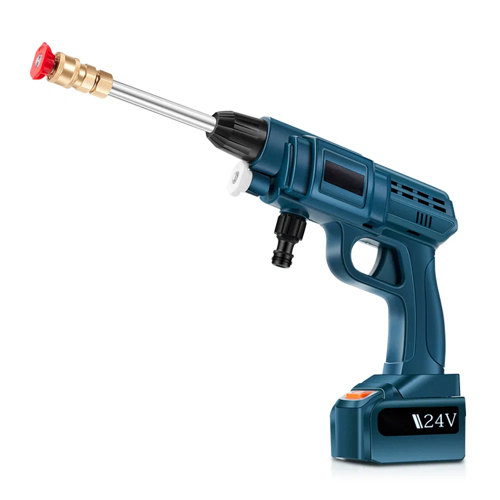 24V Car Washer Cordless Portable Electric High Pressure Washer Spray Gun