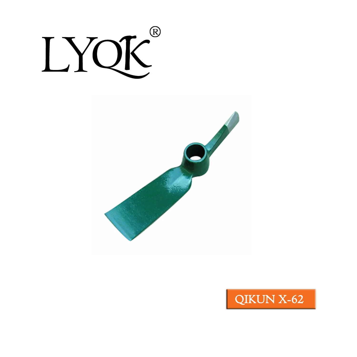 X-59 High Quality Rail Steel 65mn Agriculture Farm Garden Hardware Hand Tools Pick Head Mattock Pickaxe