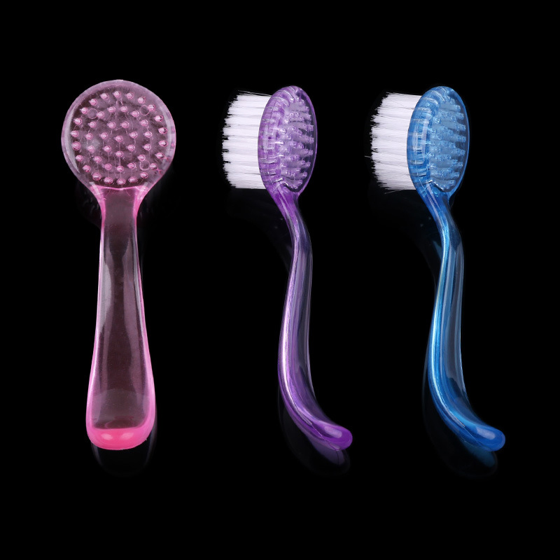 Nail Art Tools Nail Cleaning Brush Long Handle Dust Cleaning Brush Tools