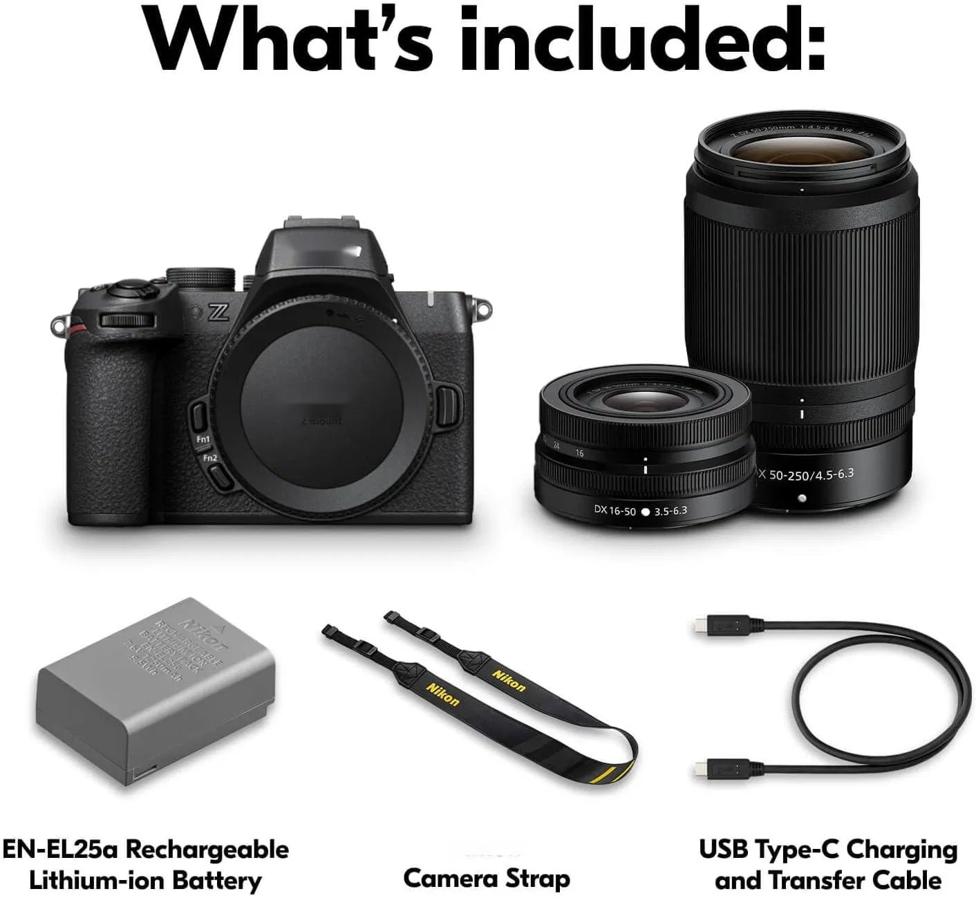 Wgz50 II with Two Lenses Compact Mirrorless Stills/Video Camera