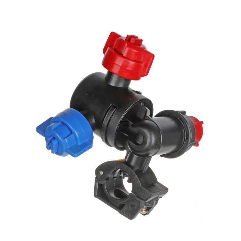 3-Way Sprayer Nozzle Holder with Diaphragm Check Valve
