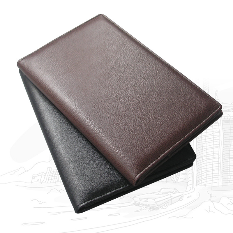 Customized Restaurant Menu Leather Bill Folder Hotel Amenities Check Holder