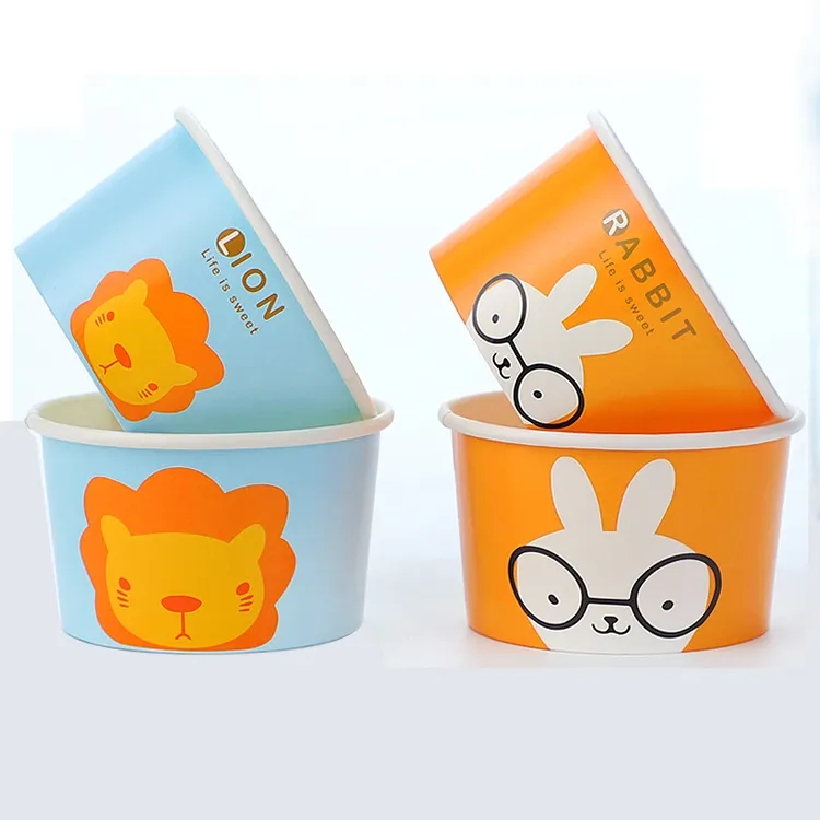 Thickened Yogurt Cup Ice Cream Paper Bowl Packaged Bowl