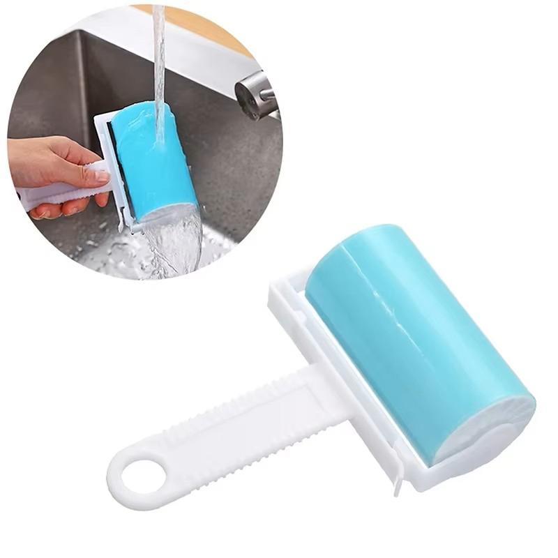 Hot Selling 3 Set Silicone Washable Reusable Sticky Cleaning Lint Roller