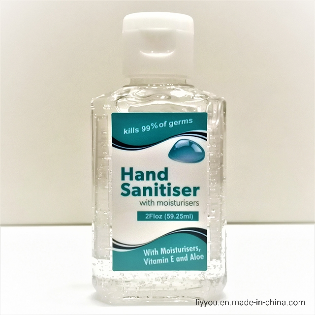 75% Alcohol 60ml Liquid Antibacterial Gel Instant Hand Sanitizer