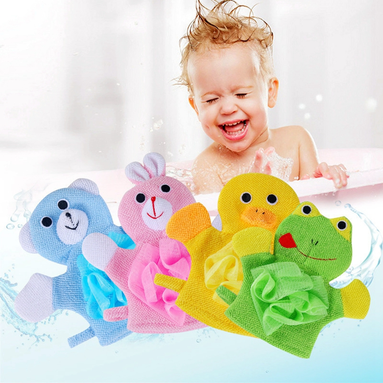 Animal Shape Bath Glove Scrubber for Kids and Adults