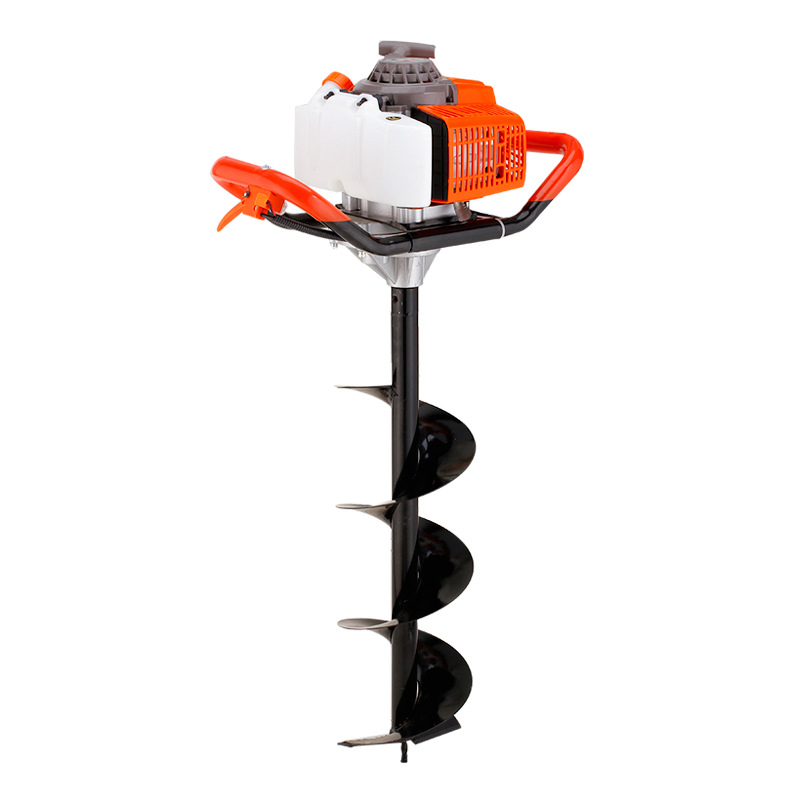 Professional Farm Use 63cc Gasoline Earth Auger Hole Digger Garden Tool