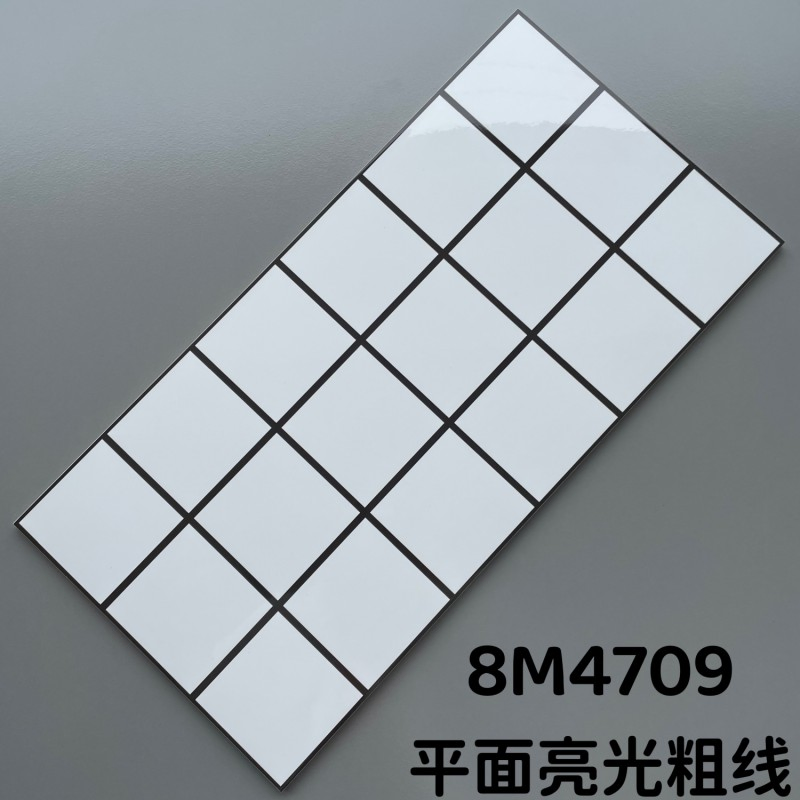 3D Design Nordic Style 300X600mm Glossy Ceramic Tile for Kitchen Bathroom Wall