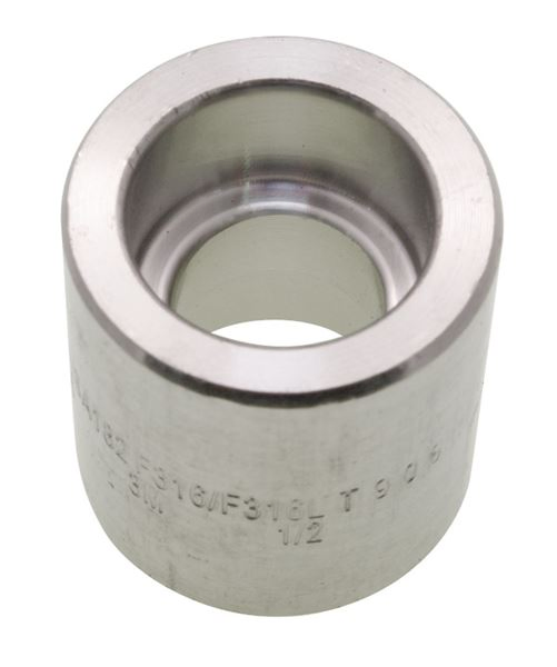 High Pressure Forged Fitting ASTM A105 Carbon Steel DN25 3000lbs Socket Weld Full Coupling