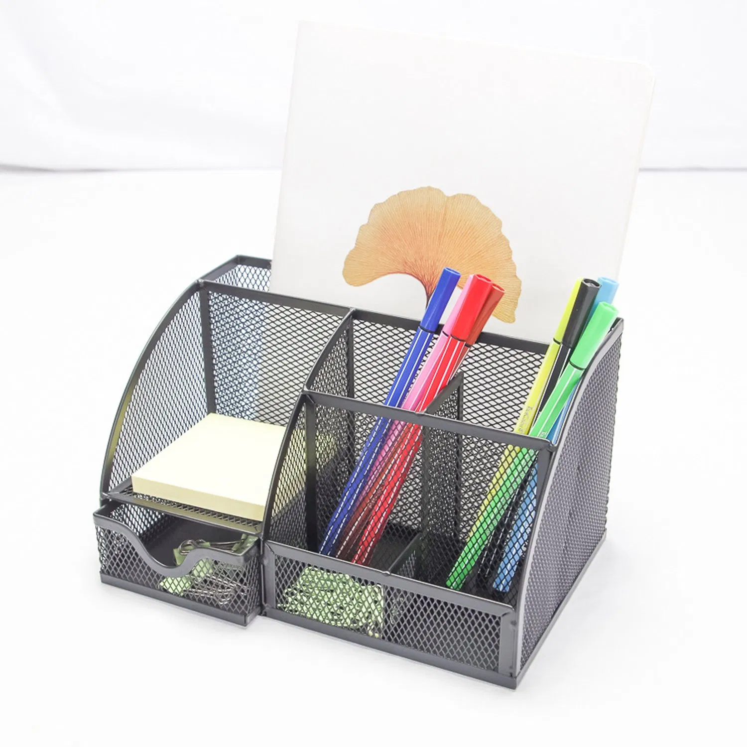 Mesh Desktop Organizers for Pen Pencil Small Office Supplies and Stationary Accessories Storage Organization Use for Dorm Colle