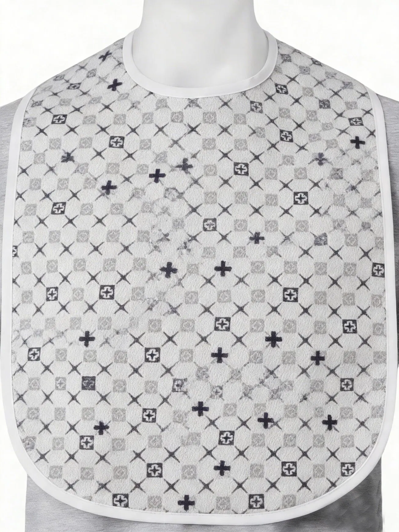 Stylish Plaid Design Waterproof Daily Use Soft Adult Apron