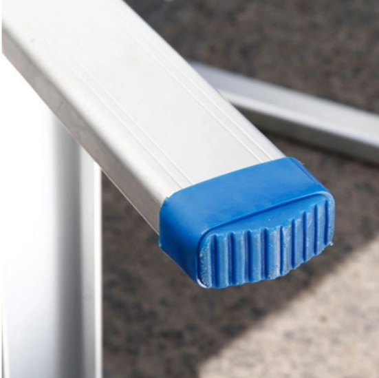 Household Aluminum Folding Ladder Ladder (with anti-slip, foot pads, and handrails)