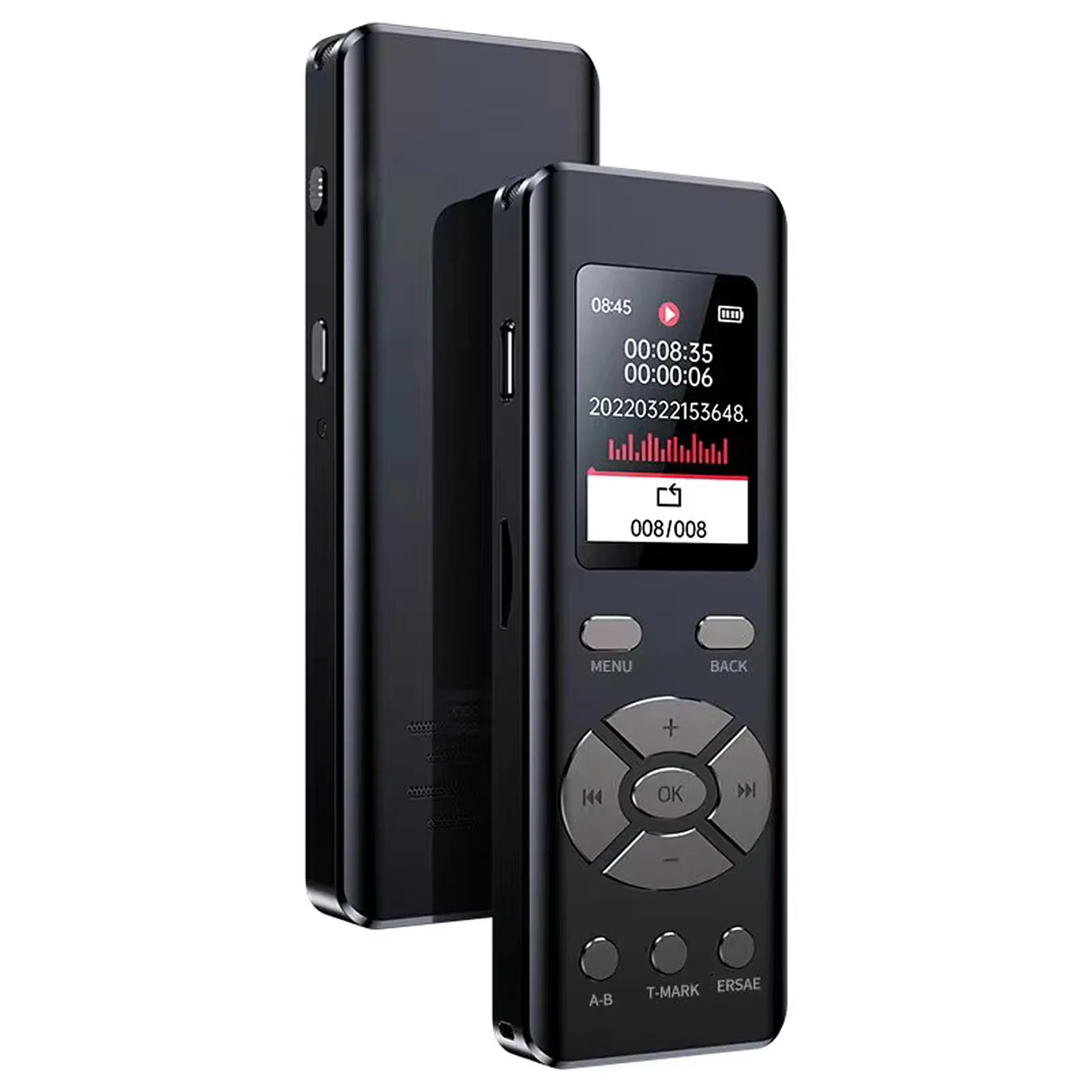 Портативный диктофон Smart Voice Recorder с микрофоном