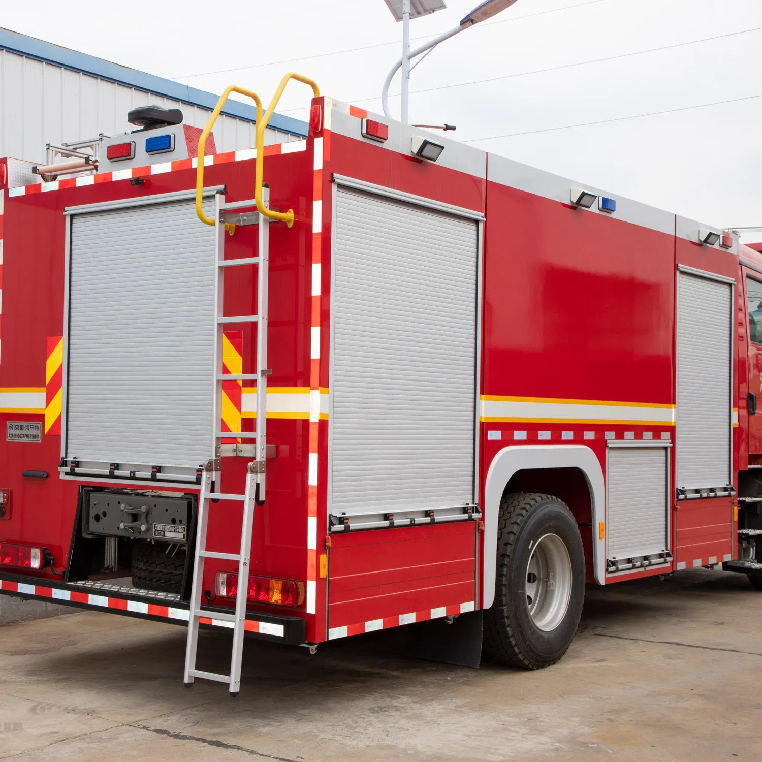 Heavy Duty Truck Door Vertical Aluminum Roller Shutter for Fire Fighting Truck Sliding Door