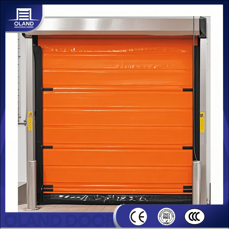 Low Temperature Cold High Speed Roll up Door Freezer PVC Fast Rapid Electric Roller Warehouse Door for Cold Storage & Logistics Refrigeration Area