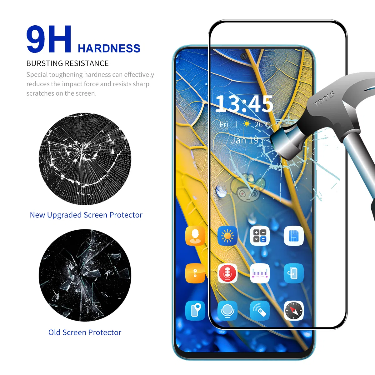 Enkay Hat Prince for Vivo Iqoo Neo6 5g Screen Protector Easy Installation Silk Printing High Aluminium-Silicon Glass Film