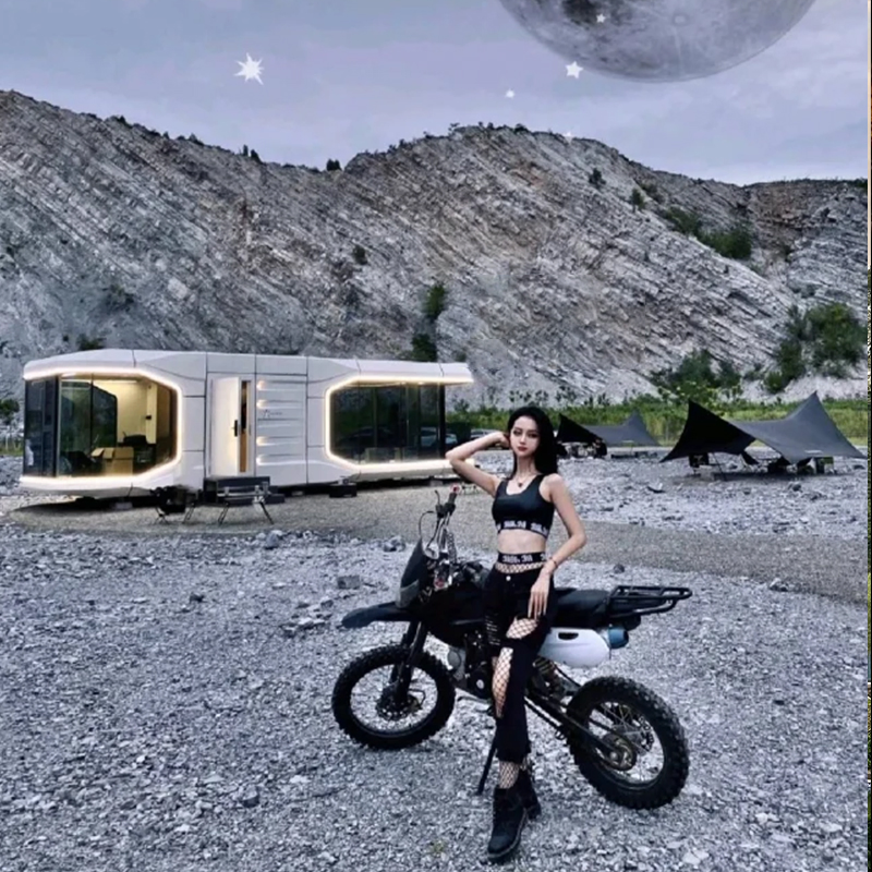 Integrated Luxury Prefab House Container Home Mobile Homestay Creative Mobile Garden House