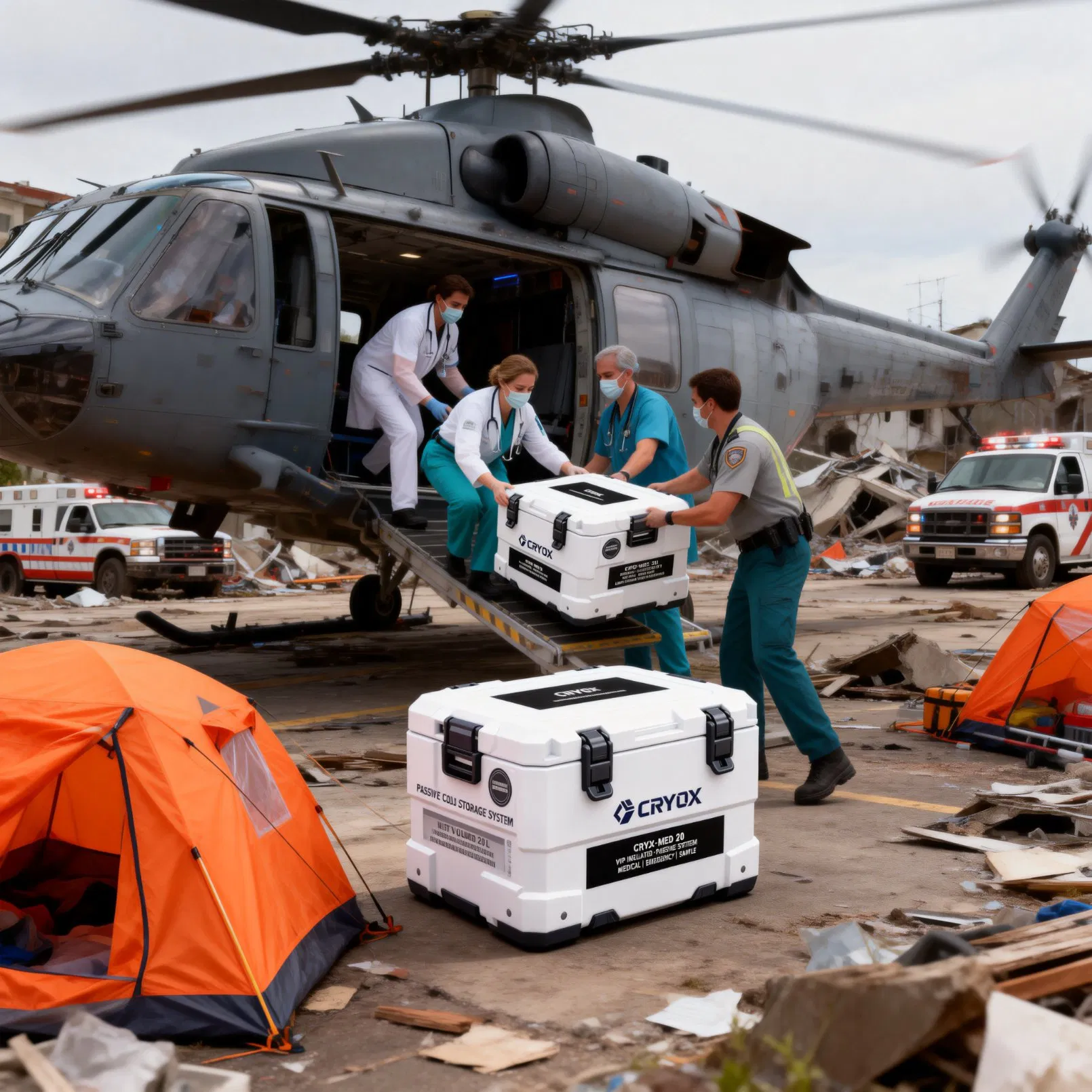 No Power Cold Chain Box for Emergency Clinics