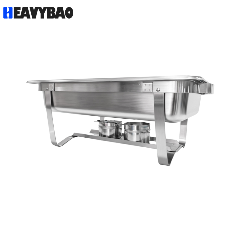 Heavybao Factory Direct Stainless Steel 201 Commercial Buffet Restaurant Food Warmer Chafing Dish