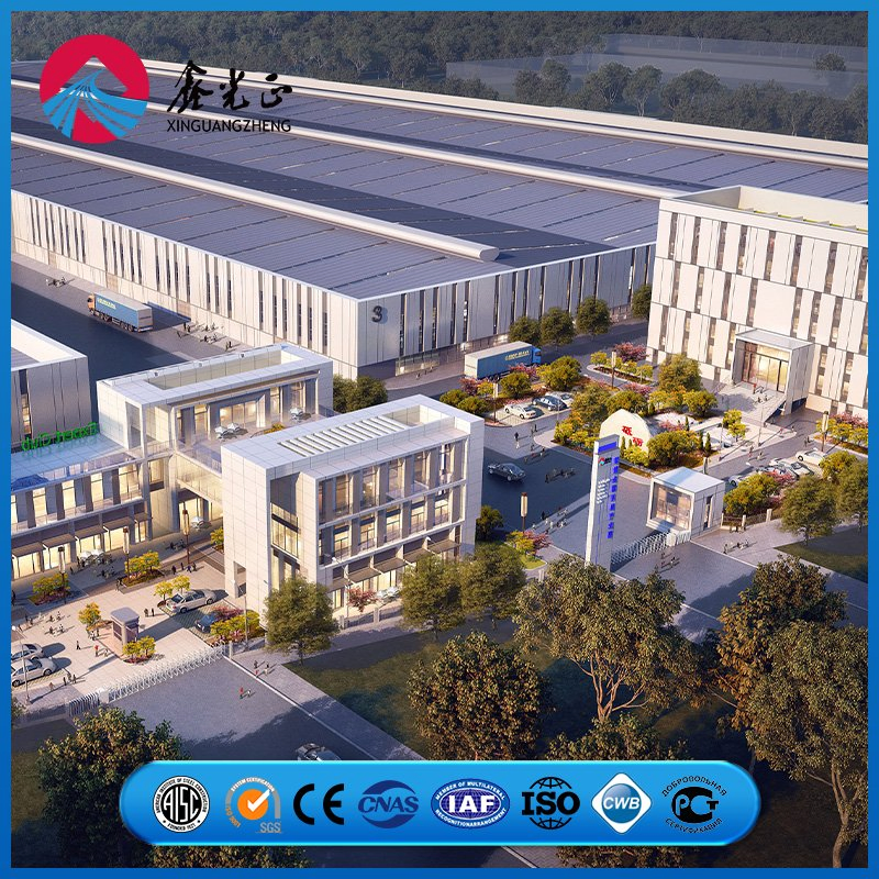 Flexible Positioning Adjustable Pipeline Suspension Holding Equipment Metal Prefab/Prefabricated Steel Structure Multi-Story/High-Rise Office Building