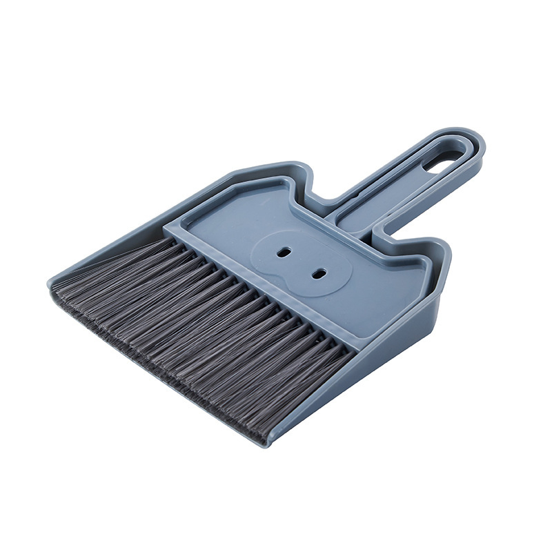 Home Desktop Mini Keyboard Cleaning Brush Trumpet with Dustpan Small Broom Set