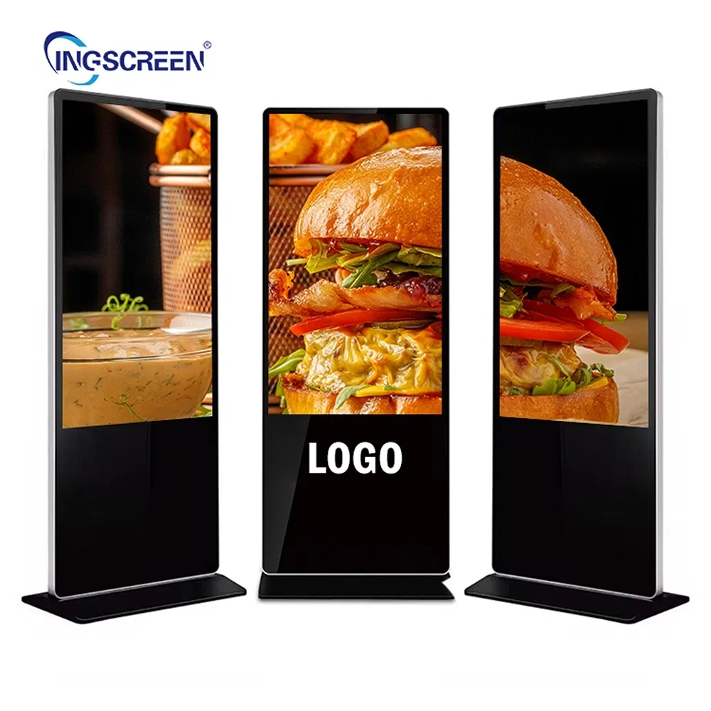 Multi-Language Anti-Corrosion OEM ODM Custom Vertical LCD Advertising Media Player