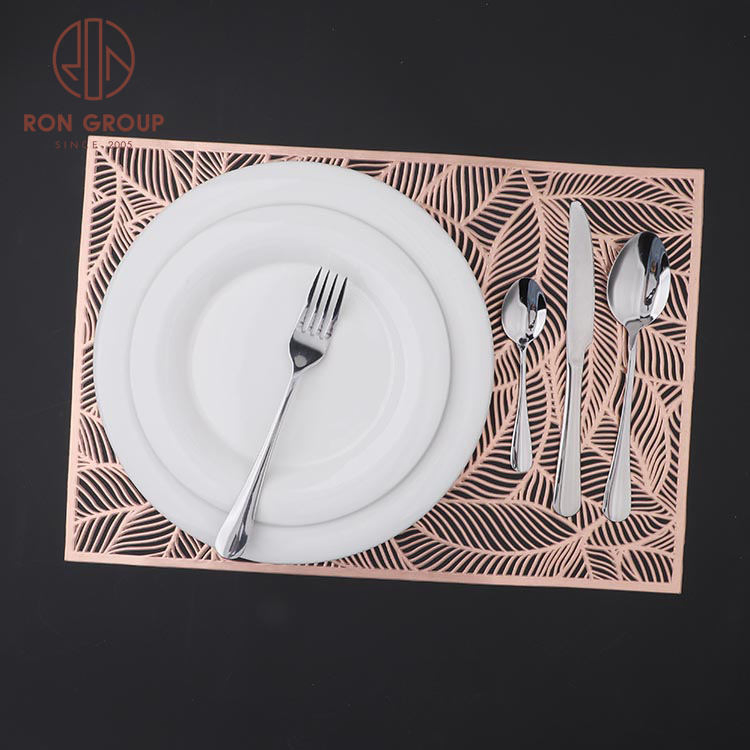 Wedding Pads Flower Decorative Restaurant Dinner Table Mats for Dining Table