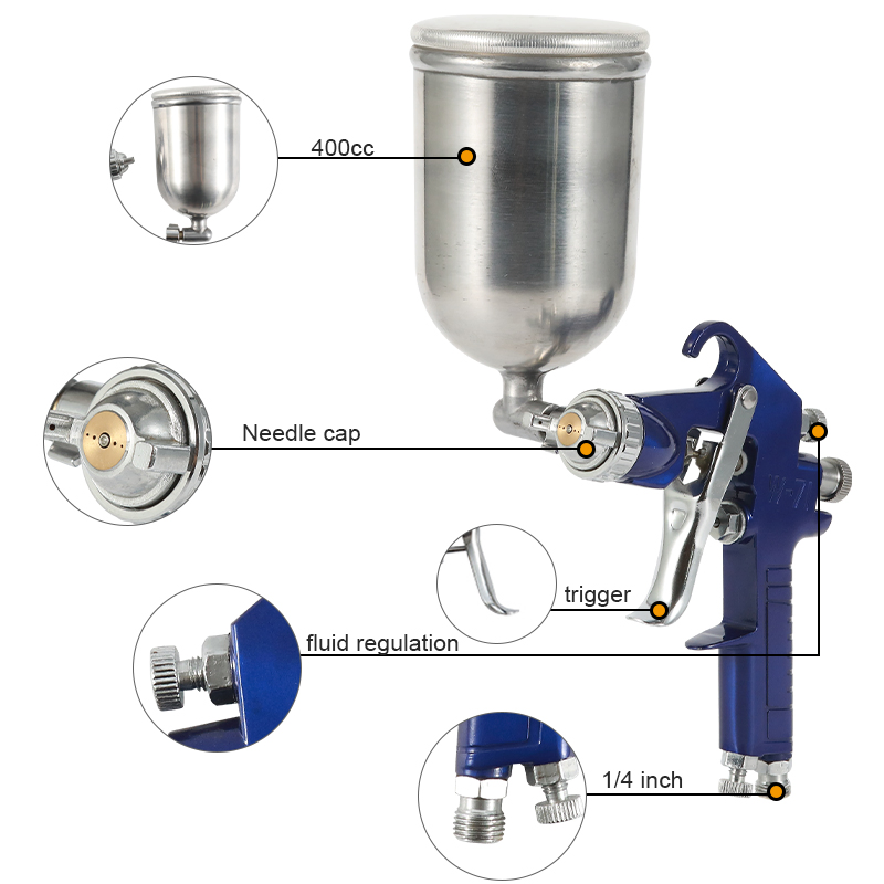 Пистолет для покраски высокого давления W-71G