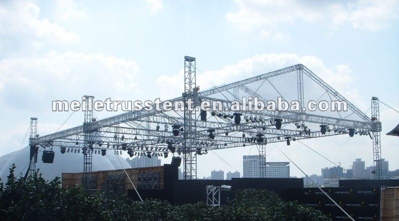 Event Roof Portable Folding Stage Spigot Lighting DJ Concert Aluminum Truss