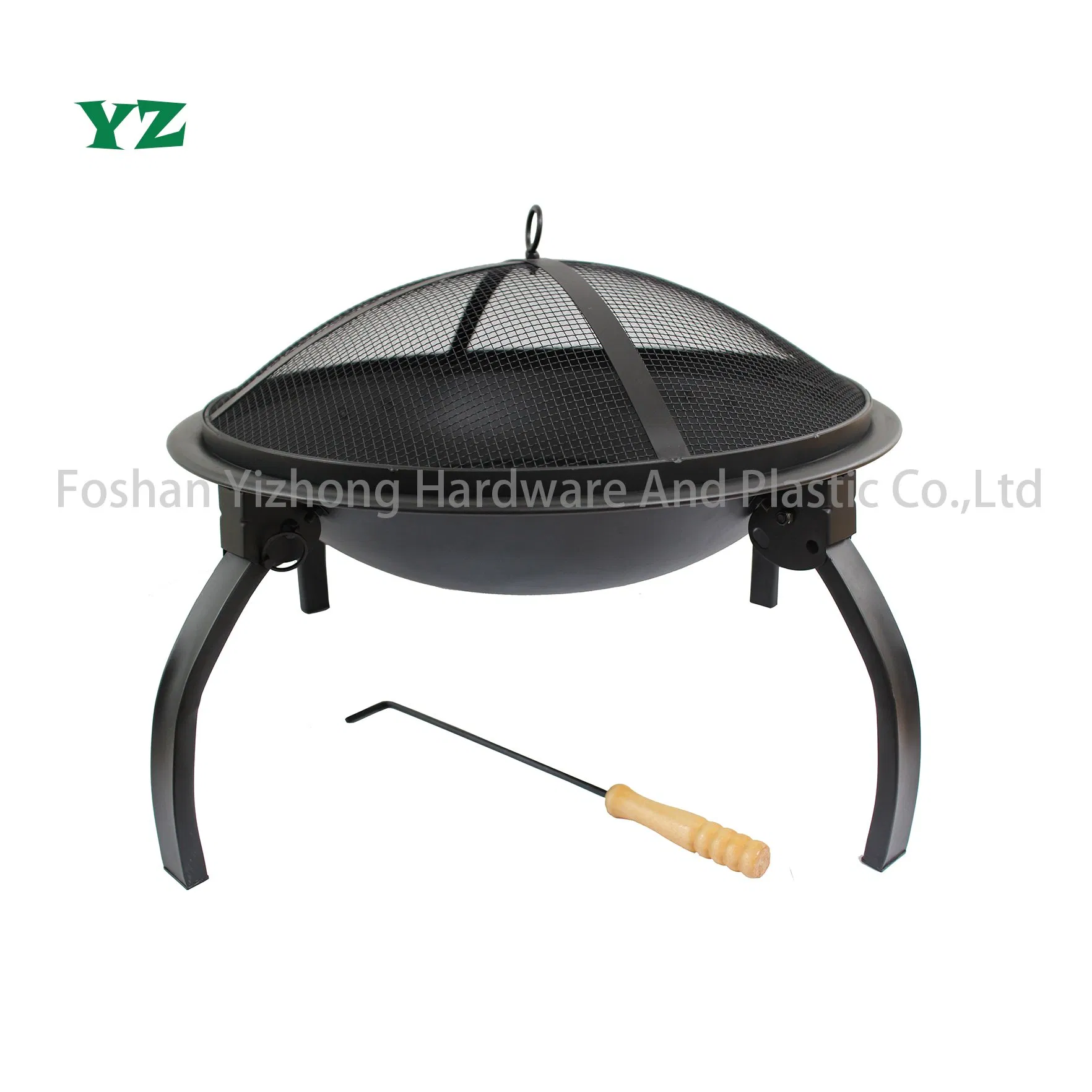 Складной мангал-гриль с ножками, 22 дюйма