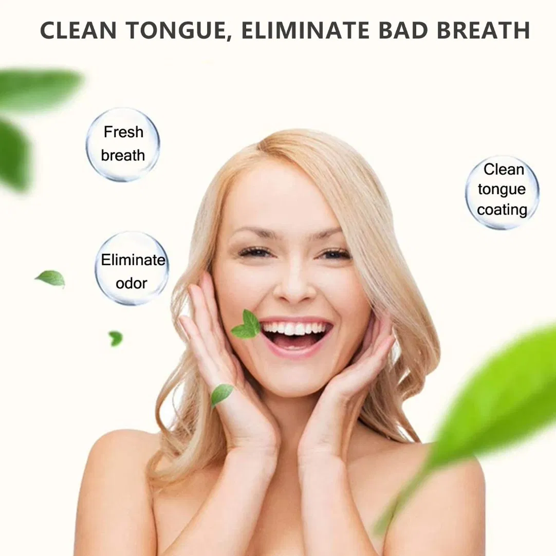 OEM Colorful Tongue Coating Cleaning Brush Plastic Tongue Cleaner Scraper