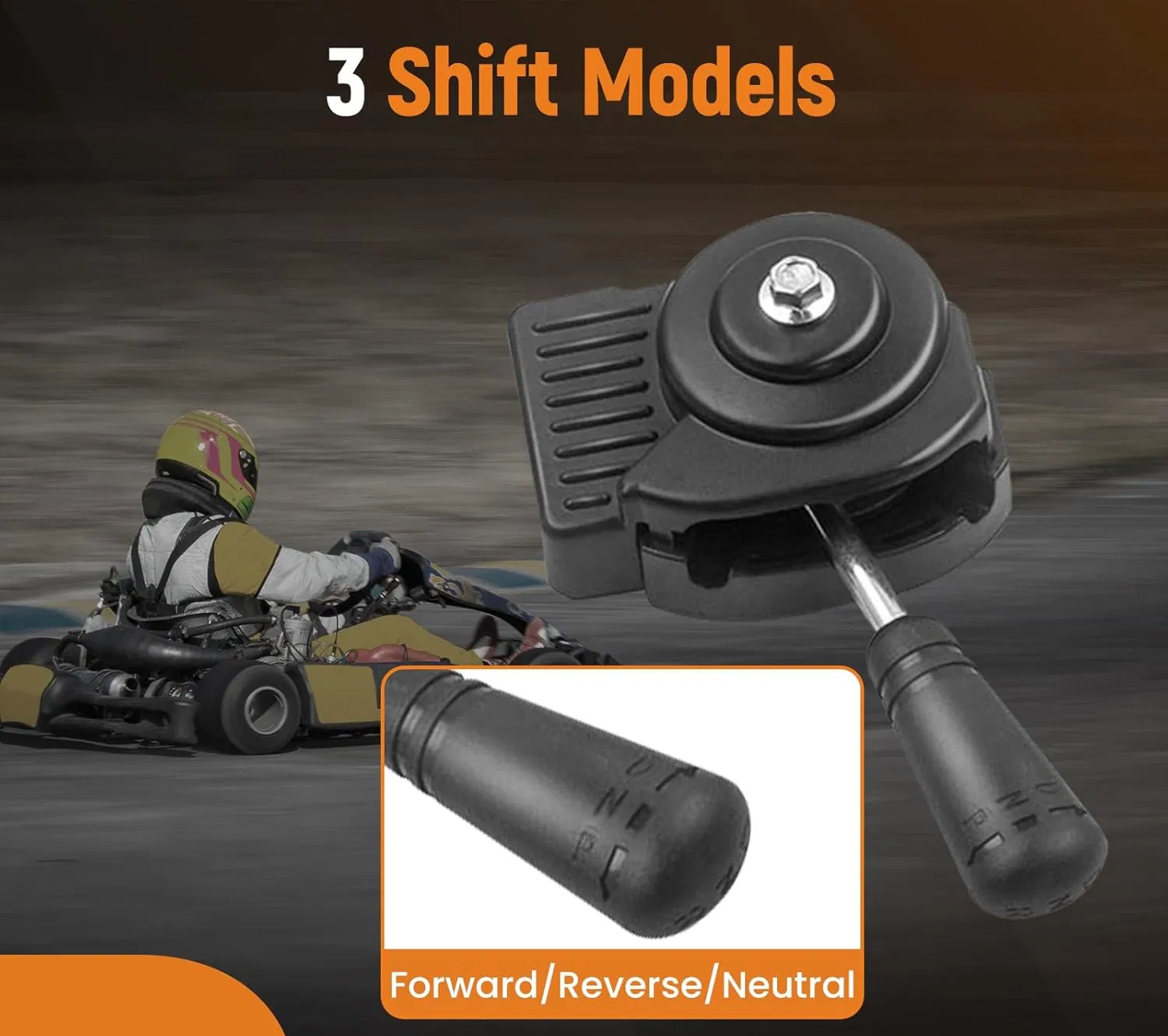 Kart Forward and Reverse Gearbox Kit 212cc, Suitable for 2HP-13HP Engines