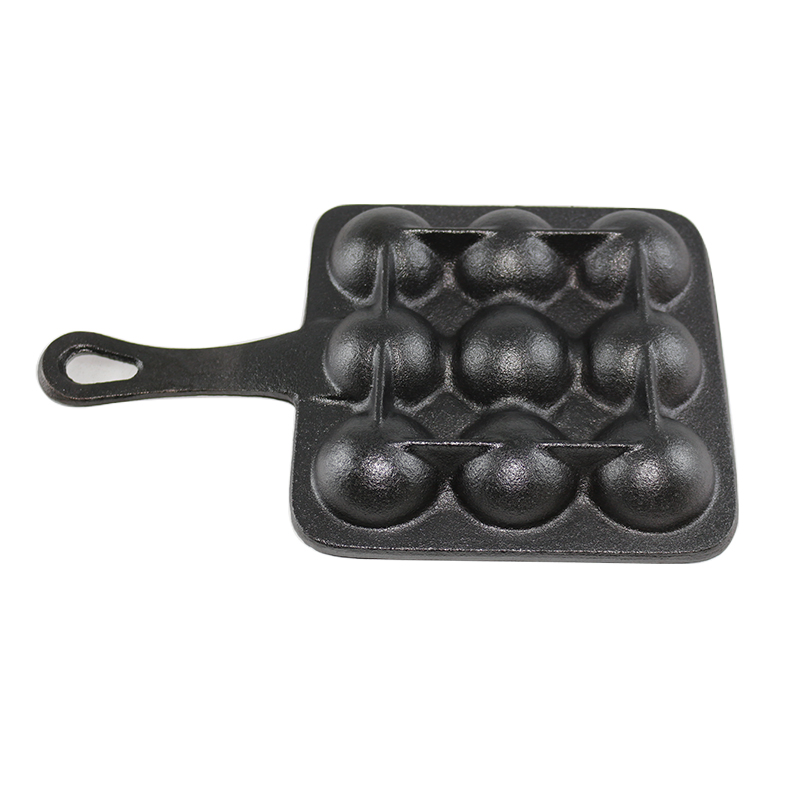 Чугунная форма для тефтелей на 9 ячеек