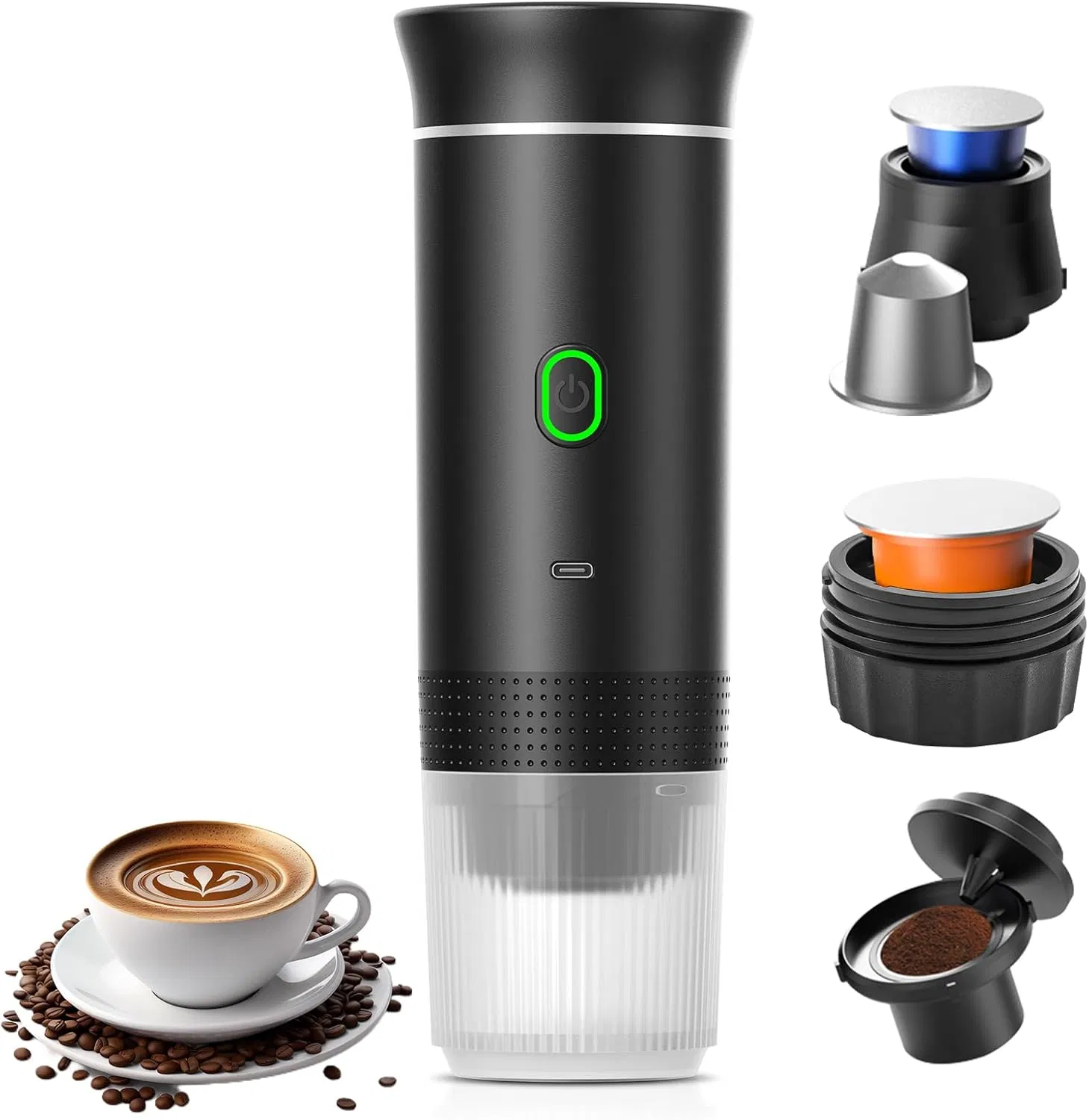 Mini Coffee Machine for Camping, Office and Hiking