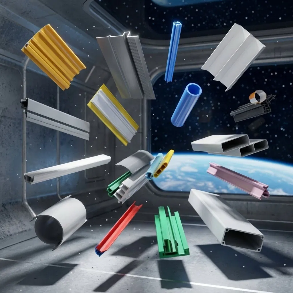 T-Slotted Plastic Extrusion PVC T-Slot Bar 20mm X 20mm for Non-Metallic Framing System Electrical Insulation Custom