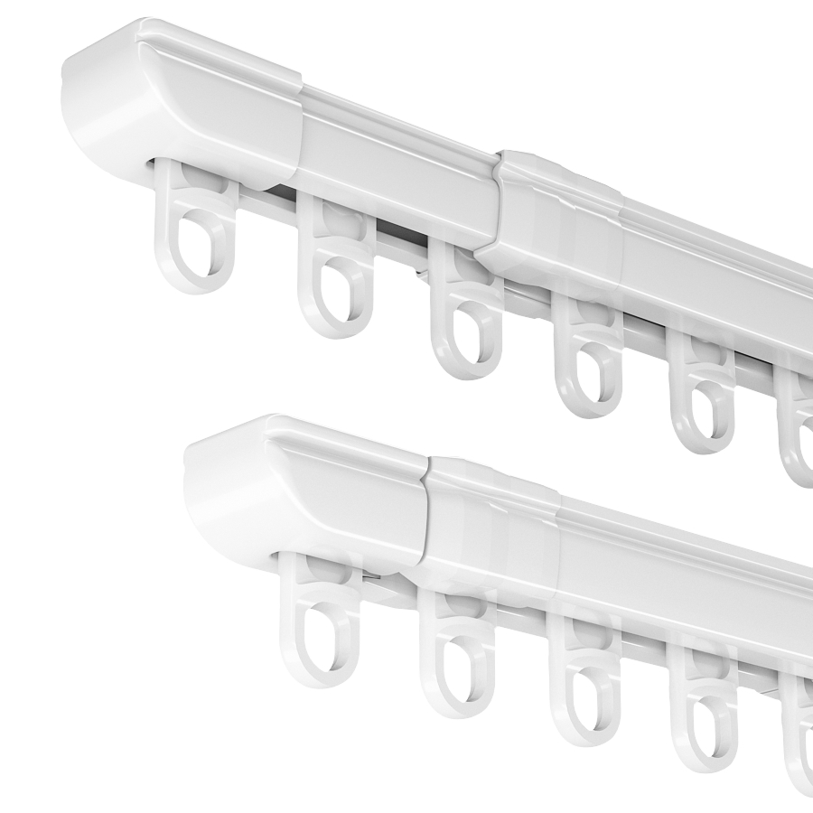 Motorized Single Double Curtain Track System for Effortless Home Automation