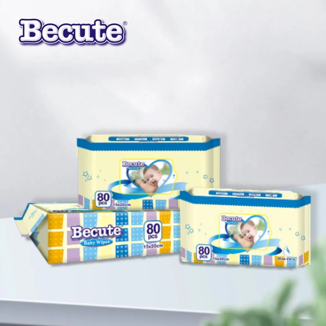 Wholesale Cheap Baby Wipes Non-Alcohol Nonwoven Antibacterial Wet Wipes