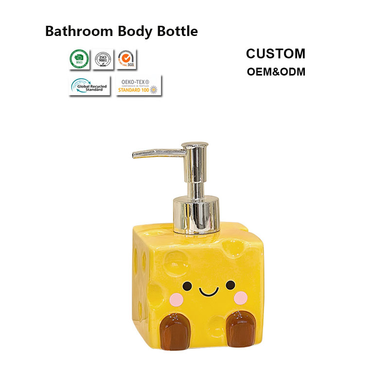 250ml Portable Bathroom Ceramic Bottle for Travel Business Trip Amenities