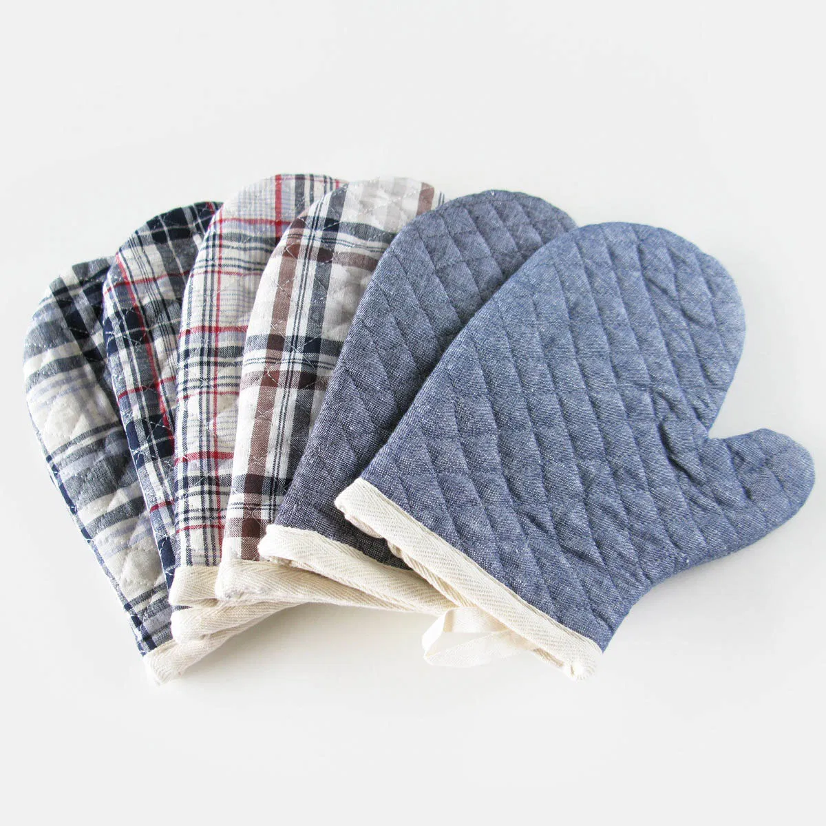 Heat Resistant Safety Cotton Microwave Oven Gloves