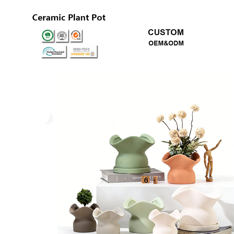 Фарфоровый цветочный горшок для гостиной