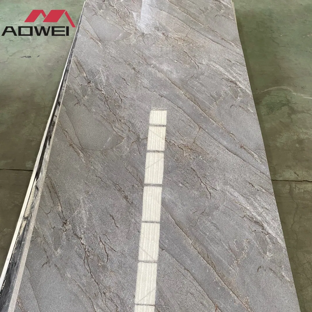 High Glossy PVC Marble Sheet Carbon WPC Interior Wall-Panels for Decoration