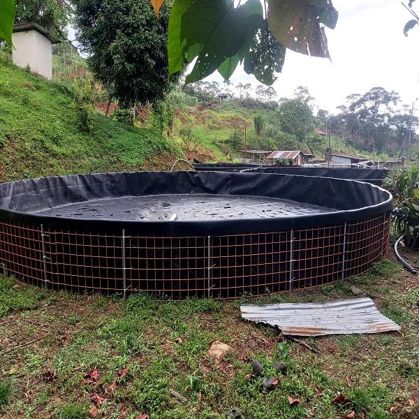 HDPE Geomembrana Dam Liner in El Salvador and in Honduras Geomembrane